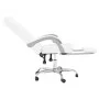 Silla de oficina reclinable cuero sintético blanco de vidaXL, Sillas de oficina - Ref: Foro24-349722, Precio: 118,51 €, Descu...
