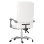 Silla de oficina reclinable masaje cuero sintético blanco de vidaXL, Sillas de oficina - Ref: Foro24-349712, Precio: 124,76 €...
