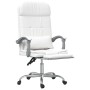 Silla de oficina reclinable masaje cuero sintético blanco de vidaXL, Sillas de oficina - Ref: Foro24-349712, Precio: 124,76 €...