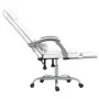 Silla de oficina reclinable masaje cuero sintético blanco de vidaXL, Sillas de oficina - Ref: Foro24-349712, Precio: 123,43 €...