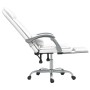 Silla de oficina reclinable masaje cuero sintético blanco de vidaXL, Sillas de oficina - Ref: Foro24-349712, Precio: 124,76 €...