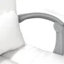 White synthetic leather massage reclining office chair by vidaXL, Office chairs - Ref: Foro24-349712, Price: 117,42 €, Discou...