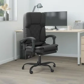 Schwarzer Massage-Bürostuhl aus Kunstleder von vidaXL, Bürostühle - Ref: Foro24-349687, Preis: 142,33 €, Rabatt: %