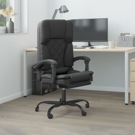 Schwarzer Massage-Bürostuhl aus Kunstleder von vidaXL, Bürostühle - Ref: Foro24-349687, Preis: 150,06 €, Rabatt: %