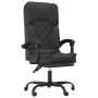 Black synthetic leather massage reclining office chair by vidaXL, Office chairs - Ref: Foro24-349687, Price: 142,11 €, Discou...