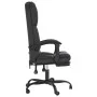 Black synthetic leather massage reclining office chair by vidaXL, Office chairs - Ref: Foro24-349687, Price: 142,11 €, Discou...