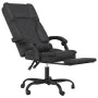 Black synthetic leather massage reclining office chair by vidaXL, Office chairs - Ref: Foro24-349687, Price: 142,11 €, Discou...