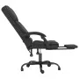 Black synthetic leather massage reclining office chair by vidaXL, Office chairs - Ref: Foro24-349687, Price: 142,11 €, Discou...