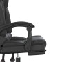 Schwarzer Massage-Bürostuhl aus Kunstleder von vidaXL, Bürostühle - Ref: Foro24-349687, Preis: 150,06 €, Rabatt: %