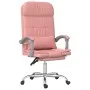 Silla de oficina reclinable masaje cuero sintético rosa de vidaXL, Sillas de oficina - Ref: Foro24-349711, Precio: 115,93 €, ...