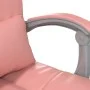Silla de oficina reclinable masaje cuero sintético rosa de vidaXL, Sillas de oficina - Ref: Foro24-349711, Precio: 115,93 €, ...