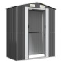 Cobertizo de jardín acero galvanizado antracita 192x108x223 cm de vidaXL, Cobertizos - Ref: Foro24-319271, Precio: 227,71 €, ...