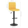 Kitchen stools 2 units mustard yellow fabric by vidaXL, Kitchen stools - Ref: Foro24-334289, Price: 126,90 €, Discount: %