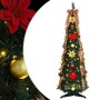 Árbol de Navidad artificial con 50 LED Verde 120 cm PVC