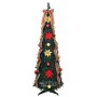 Árbol de Navidad artificial con 100 LED Verde 150 cm PVC