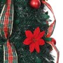 Árbol de Navidad artificial con 200 LED Verde 210 cm PVC