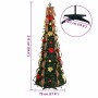 Árbol de Navidad artificial con 200 LED Verde 210 cm PVC