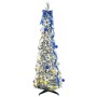 Árbol de Navidad artificial con 100 LED Verde 150 cm PVC