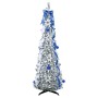 Árbol de Navidad artificial con 100 LED Verde 150 cm PVC