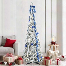 Árbol de Navidad artificial con 200 LED con soporte 210 cm PVC en Arboles de navidad | Comprar online en Foro24