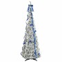 Árbol de Navidad artificial con 200 LED Verde 210 cm PVC