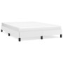 Bettgestell aus weißem Kunstleder, 140 x 190 cm von vidaXL, Betten und Lattenroste - Ref: Foro24-346899, Preis: 100,14 €, Rab...