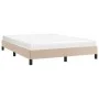 Cappuccino synthetic leather bed frame 140x190 cm by vidaXL, Beds and slatted bases - Ref: Foro24-346903, Price: 101,01 €, Di...