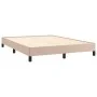 Cappuccino synthetic leather bed frame 140x190 cm by vidaXL, Beds and slatted bases - Ref: Foro24-346903, Price: 101,01 €, Di...