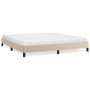 Cappuccino synthetic leather bed frame 160x200 cm by vidaXL, Beds and slatted bases - Ref: Foro24-346915, Price: 120,66 €, Di...
