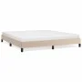 Cappuccino synthetic leather bed frame 160x200 cm by vidaXL, Beds and slatted bases - Ref: Foro24-346915, Price: 113,21 €, Di...
