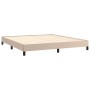 Cappuccino synthetic leather bed frame 160x200 cm by vidaXL, Beds and slatted bases - Ref: Foro24-346915, Price: 120,66 €, Di...