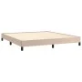 Cappuccino synthetic leather bed frame 160x200 cm by vidaXL, Beds and slatted bases - Ref: Foro24-346915, Price: 113,21 €, Di...