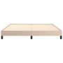 Cappuccino synthetic leather bed frame 160x200 cm by vidaXL, Beds and slatted bases - Ref: Foro24-346915, Price: 120,66 €, Di...