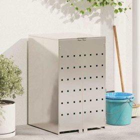 Almacenamiento de Contenedor Rodante con Tapa Abatible a Gas