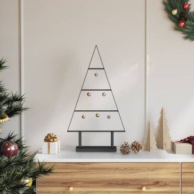 Árbol de Navidad de metal con soporte Negro 60 cm Acero en Arboles de navidad | Comprar online en Foro24
