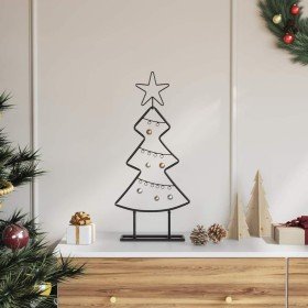 Árbol de Navidad de metal con soporte Negro 60 cm Acero en Arboles de navidad | Comprar online en Foro24