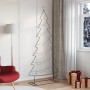 Árbol de Navidad de metal con soporte Negro 210 cm Acero en Arboles de navidad | Comprar online en Foro24