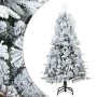 Árbol de Navidad artificial plegable cubierto de nieve 150 cm