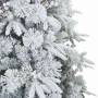 Árbol de Navidad artificial plegable cubierto de nieve 210 cm