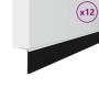 Sellos de cepillo para puertas autoadhesivos 12 pcs 100 cm