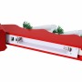 Puente de velas navideñas con 7 LED 3 pcs Rojo 39.5 x 5 x 29 cm