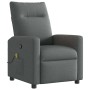 Silla de masajes reclinable Gris oscuro 69 x 86 x