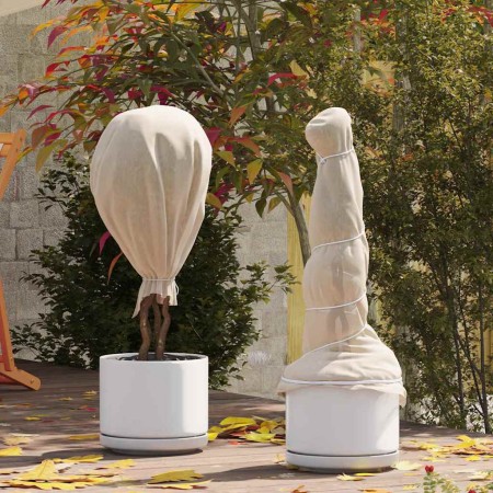 Forro de Protección contra Heladas para Plantas Beige