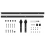 Puerta corredera con herrajes madera maciza de pino 80x210 cm de vidaXL, Puertas - Ref: Foro24-3057492, Precio: 177,04 €, Des...