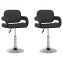 Swivel dining chairs 2 units black synthetic leather by vidaXL, dining chairs - Ref: Foro24-335558, Price: 163,48 €, Discount: %