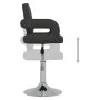 Swivel dining chairs 2 units black synthetic leather by vidaXL, dining chairs - Ref: Foro24-335558, Price: 163,48 €, Discount: %