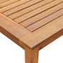 Mesa de jardín madera maciza de acacia 140x80x74 cm