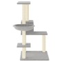 Katzenkratzbaum mit hellgrauen Sisalstämmen 95 cm von vidaXL, Katzenmöbel - Ref: Foro24-172074, Preis: 41,41 €, Rabatt: %
