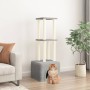 Katzenkratzbaum mit hellgrauen Sisalstämmen 133,5 cm von vidaXL, Katzenmöbel - Ref: Foro24-172083, Preis: 33,24 €, Rabatt: %