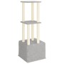 Katzenkratzbaum mit hellgrauen Sisalstämmen 133,5 cm von vidaXL, Katzenmöbel - Ref: Foro24-172083, Preis: 33,24 €, Rabatt: %